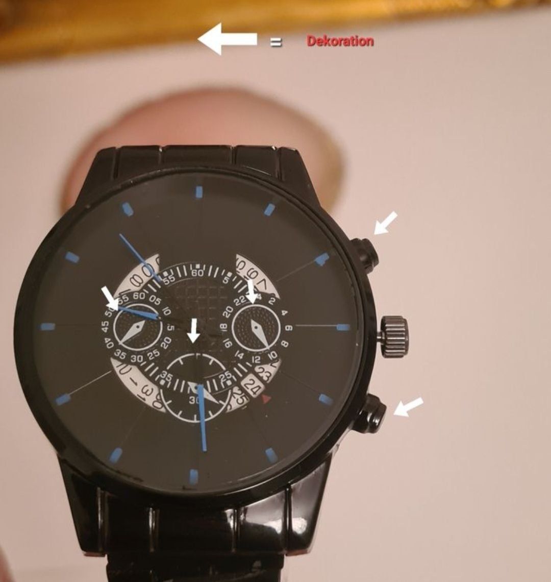 Orologi: Herrenuhr mit Datumchronograph, neu – Nuovo e nell'imballaggio originale da Möhlin venduto da bekapame