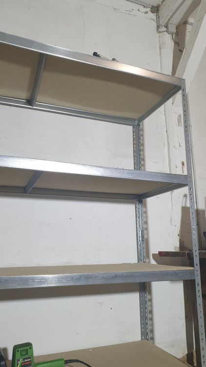 SCHULTE Regalwelt Insteekrek, metalen rek, 180 x 160 x 40 cm, kelderrek, opbergrek, 520 kg belasting, metalen rek, boekenkast, rekken voor kelderruimte, Made in Germany