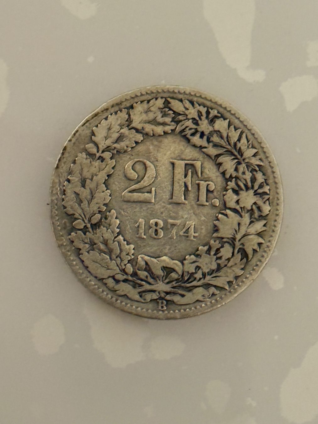 Tutti le monete: 2 Franken 1874  Rar – Usato da Wallisellen venduto da SWISS_SILVER1