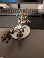 40K Space Wolves Logan Grimnar on Stormrider