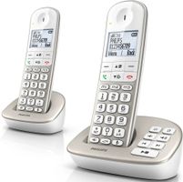 Philips XL4952S DUO DECT-Komforttelefon mit Anrufbeantworter