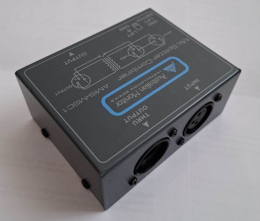 Australian Monitor AMIS-MSC1 Mic Splitter Combiner (Gebraucht) in St ...