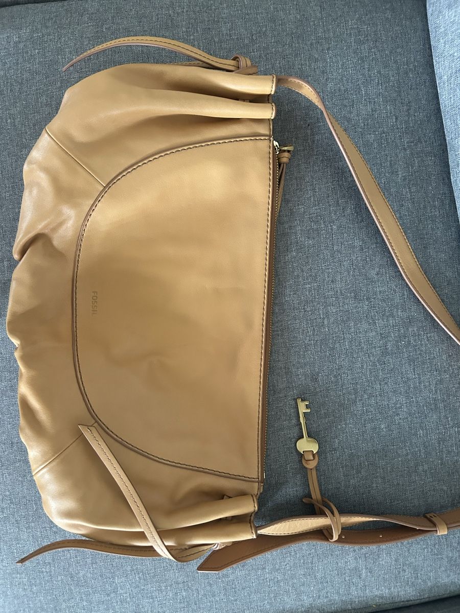 Fossil Borse da donna: Fossil Leder Crescent Bag/Boho Style – Usato da Aarberg venduto da lep_qc92 9