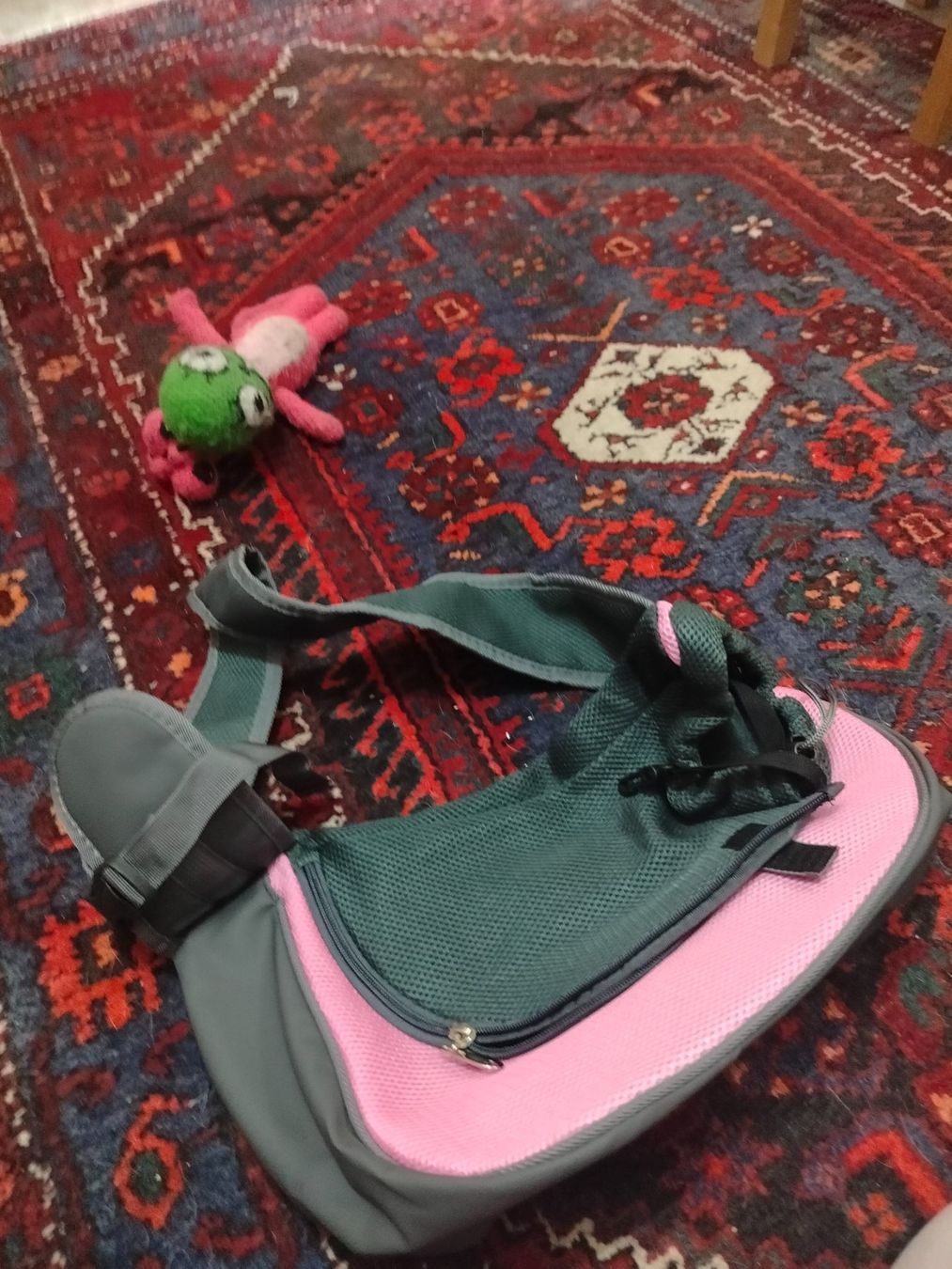Sonstige Kleidung & Accessoires: Marsupio per cani piccolo rosa e grigio ottimo stato – Gebraucht aus Chiasso von Sasy2001 3