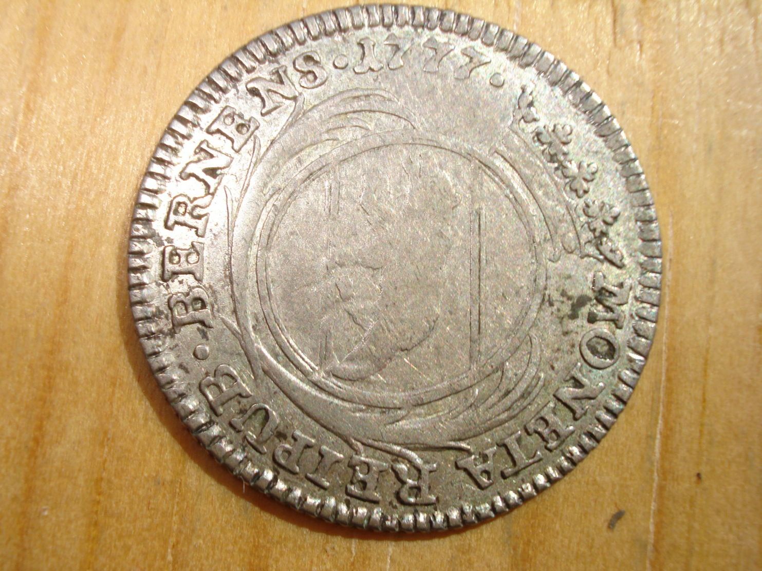 Tutti le monete: (D3) Bern 10 Kreuzer 1777 – Usato da Erlach venduto da Net-Coins