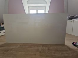 Tischplatte mit 4 Tischbeinen Metall verchromt