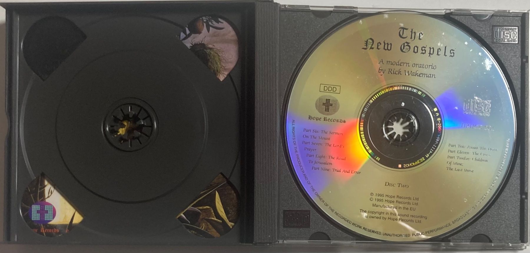 CD: RICK WAKEMAN - THE NEW GOSPELS – Usato da Poliez-Pittet venduto da Newtown-Records 3