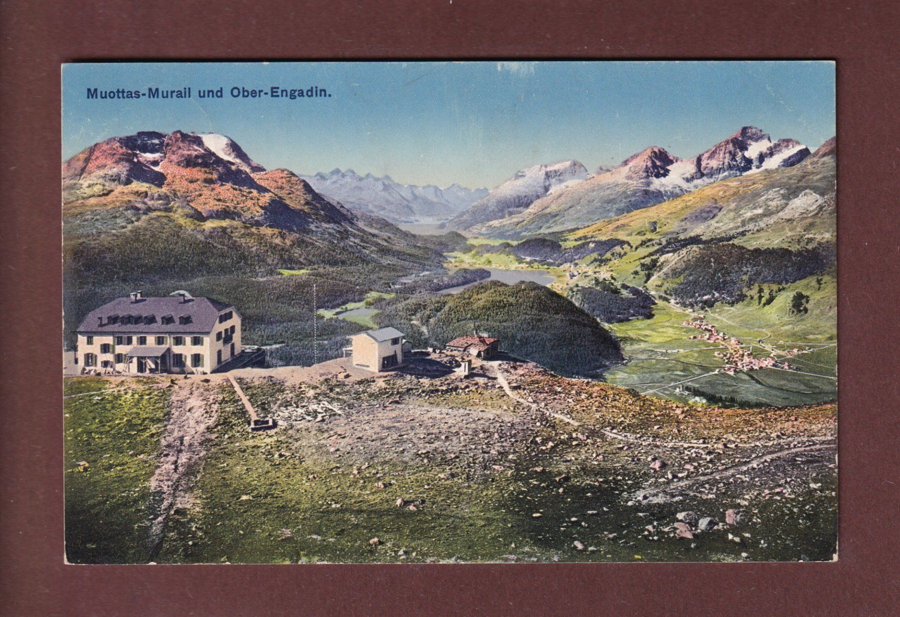 Cartoline postali: MUOTTAS MURAIGL - Ober-Engadin - Feldpost – Usato da Pully venduto da nicecards-shop
