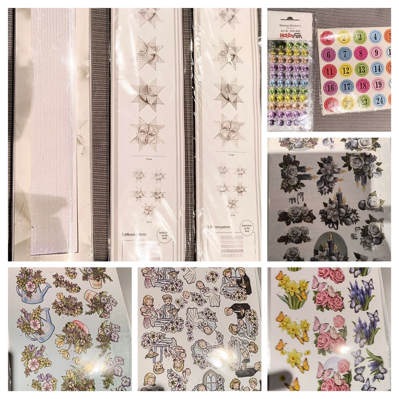 Bastelsets: Bastelmaterial Konvolut / Bastelmaterial – Neu und originalverpackt aus Würenlingen von Striga 2