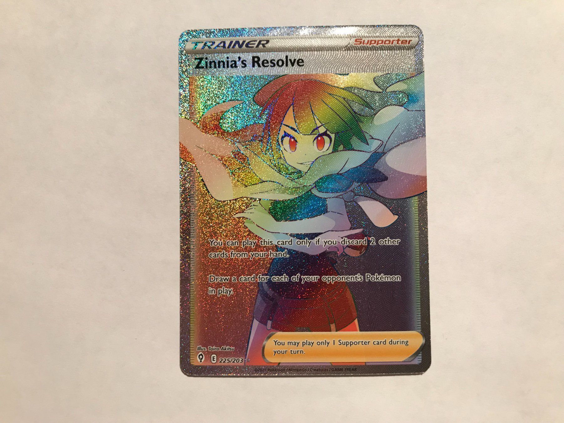 Pokémon Cartes à collectionner: Zinnia's Resolve Rainbow EN – D'occasion à Hagendorn par Pokecollectorch 1