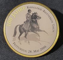 GG139 - Brosche 100 Jahre Kavallerie Reitverei THUN 2006