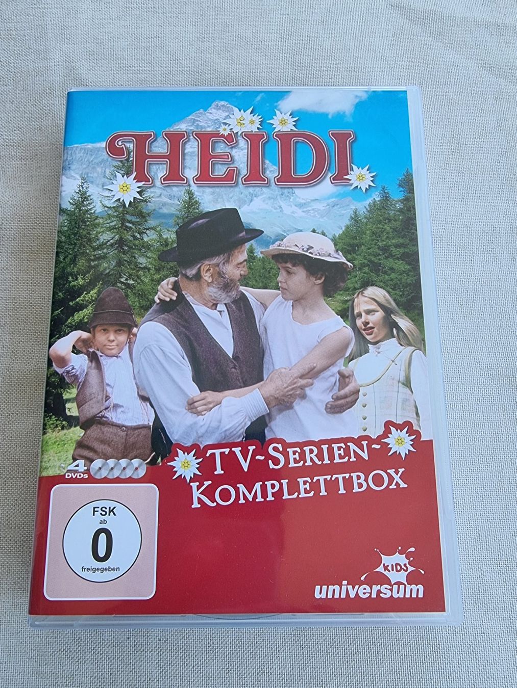 Tutti i DVDs: Heidi TV-Serien-Komplettbox DVD – Usato da Winterthur venduto da Christinakim