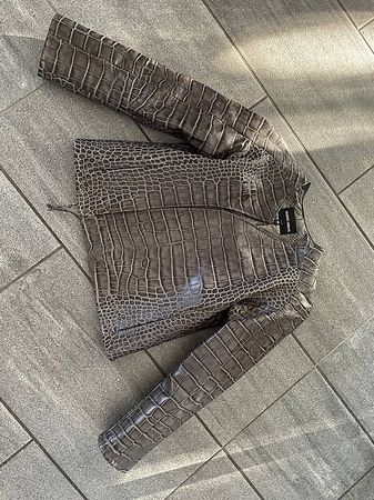 Lederjacke Armani, neu