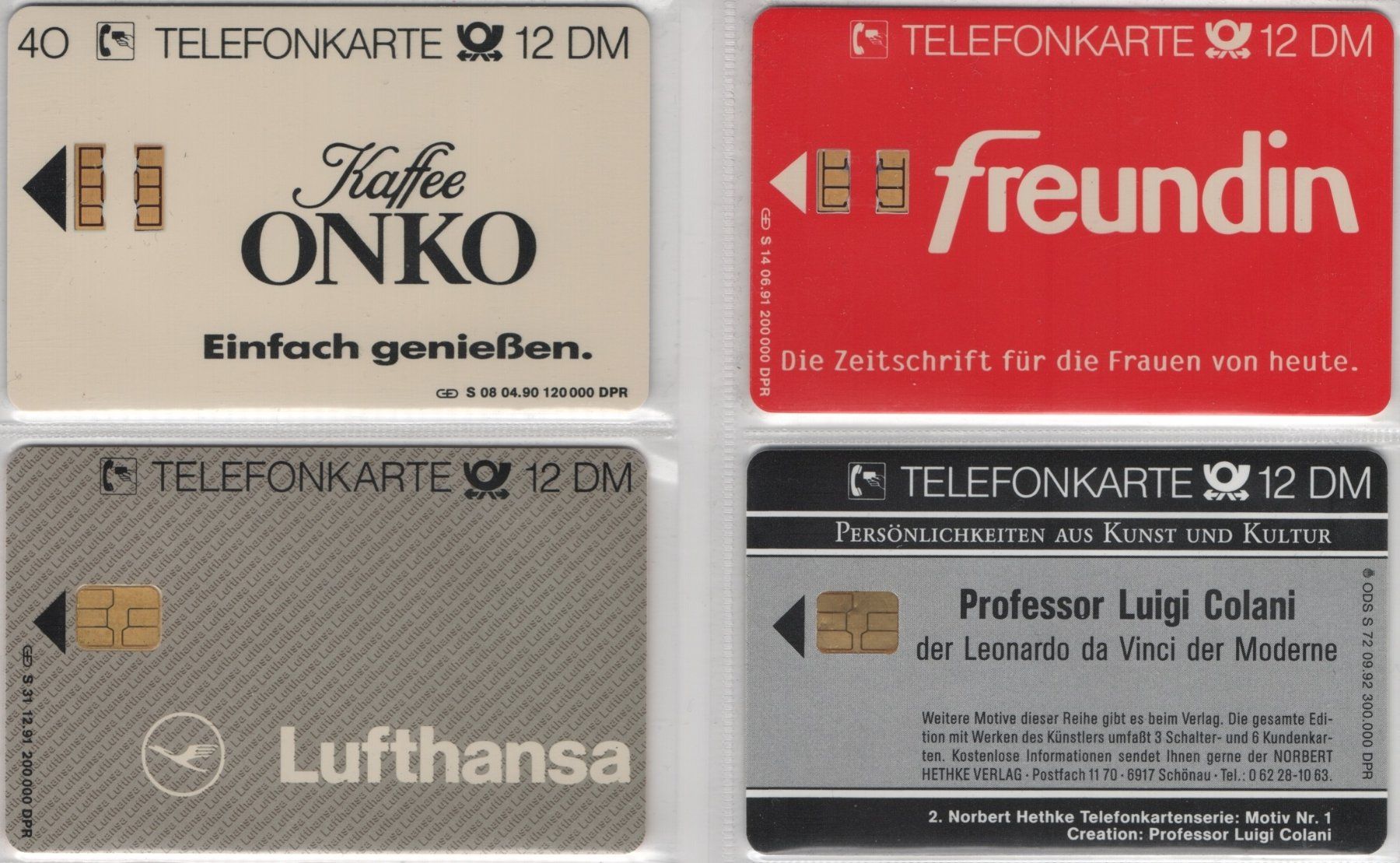 Schede telefoniche: 4 volle deutsche Telefonkarten der S-Serie – Nuovo (secondo la descrizione) da Eglisau venduto da Chperfins 1