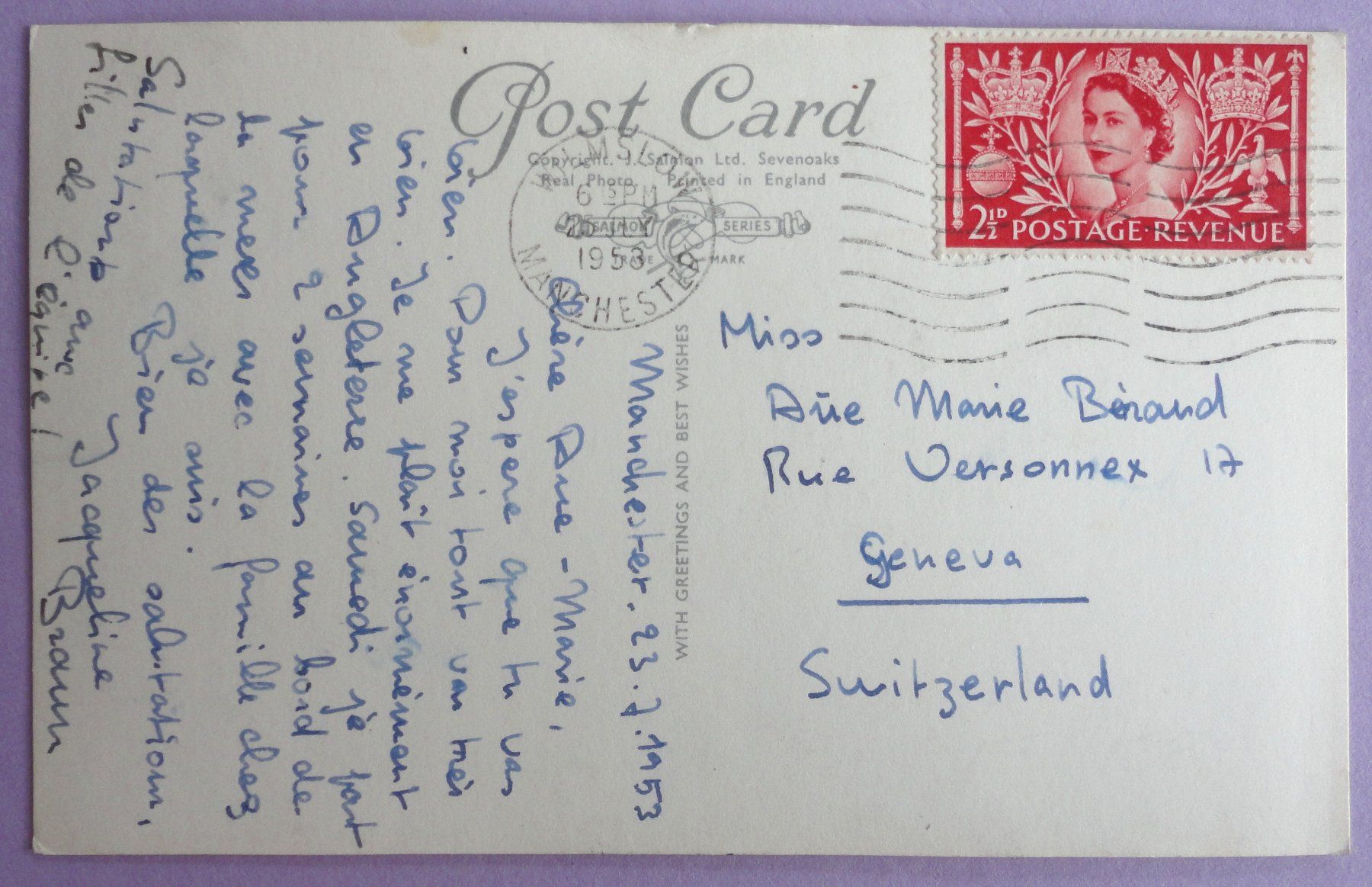 Cartes postales: Manchester, Cathedral – D'occasion à Fétigny par Billy2miny 1