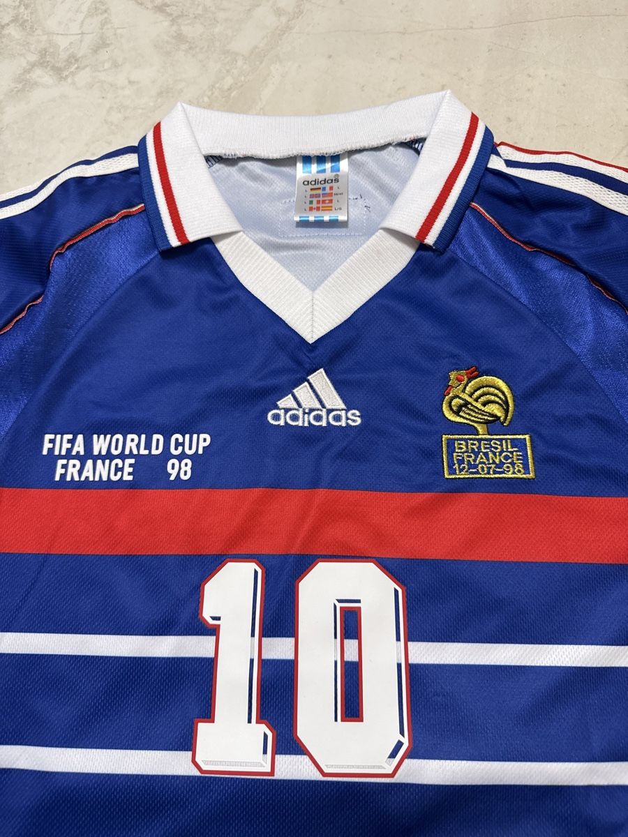 Adidas Canottiere & Pantaloni: Zidane Frankreich Trikot – Nuovo (secondo la descrizione) da Bronschhofen venduto da leo_99hp 2