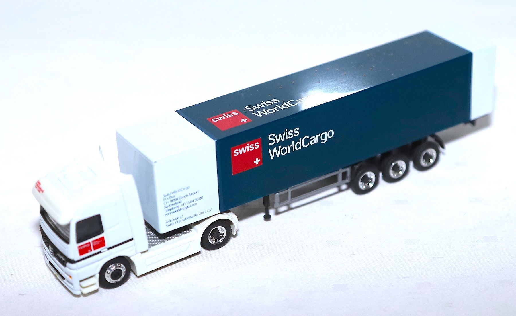 Herpa Modellautos: SWISS WORLD CARGO  SCHUCO MODELLAUTO 1:87 – Gebraucht aus Ipsach von Merlux 1