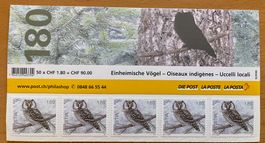 Einheimische Vögel 50er Bogen ungestempelt