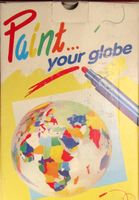 Ledraplastic Sitzball Gymnastikball "Paint your globe" 55 cm