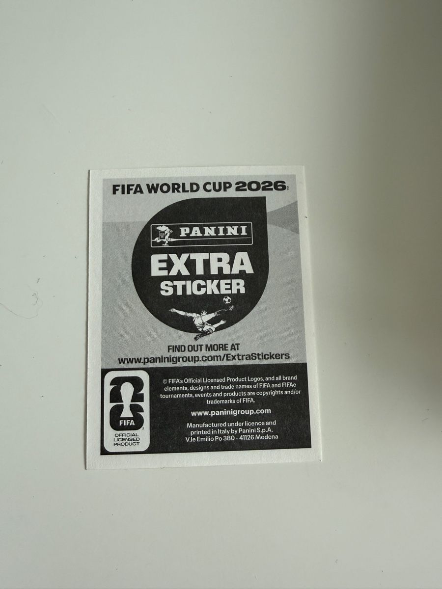Panini Carte collezionabili: Extra sticker panini – Nuovo (secondo la descrizione) da Immensee venduto da meg_5pqk 1