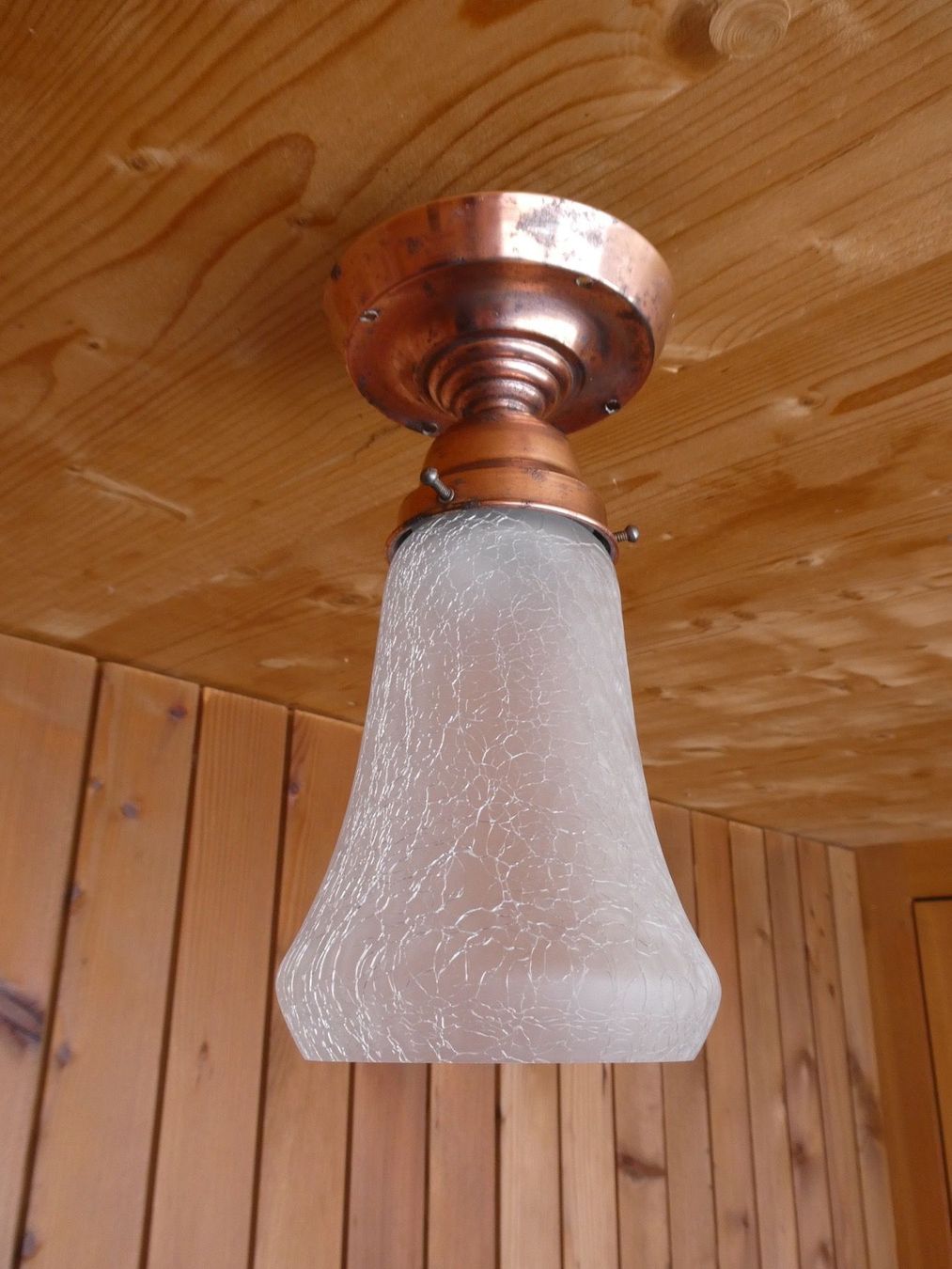 Kronleuchter & Deckenlampen: Original antike Jugendstil Deckenlampe – Gebraucht aus Lüchingen von Eeizo