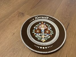Seltener Hugo Kohler Teller Zermatt Vintage