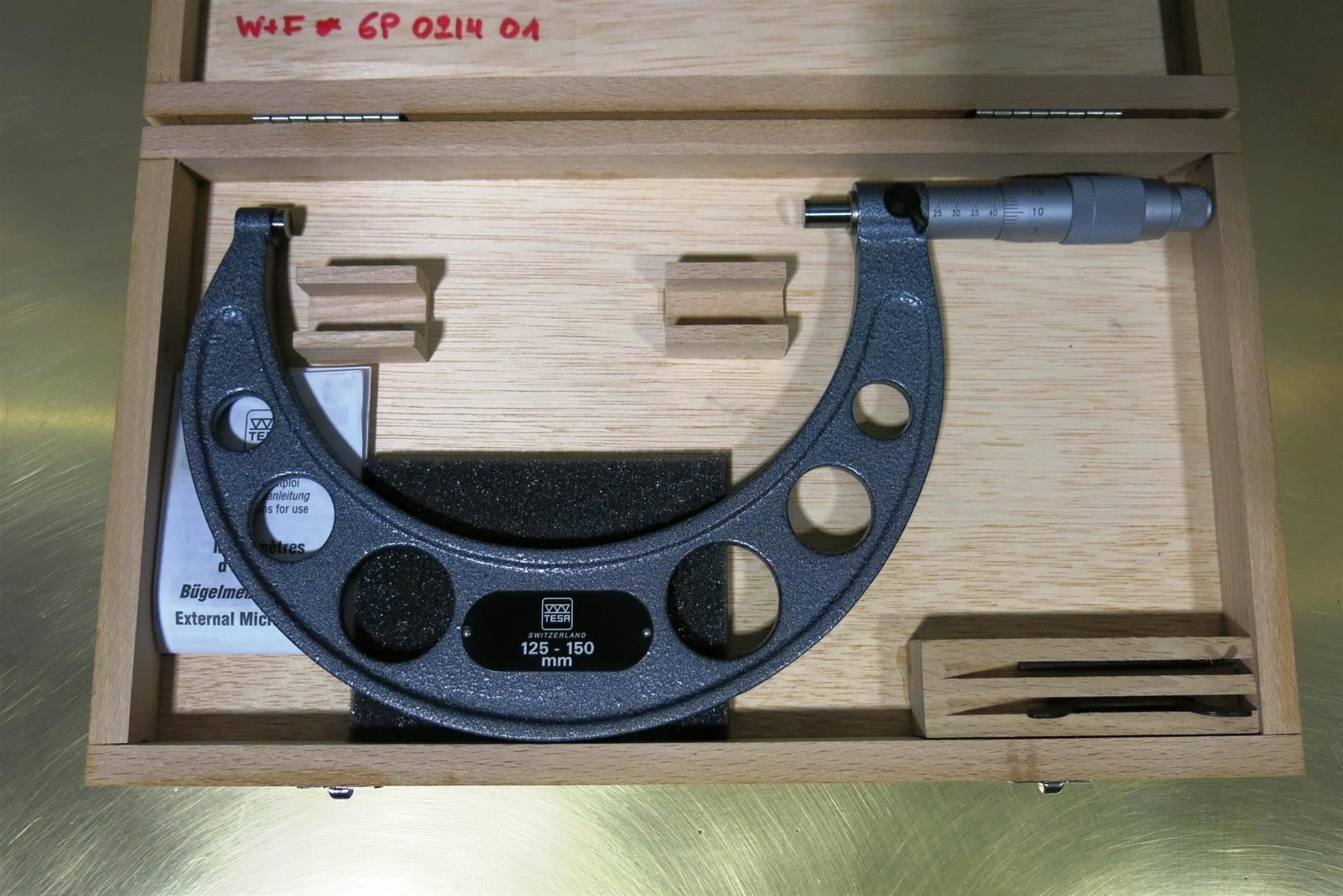 Tesa Misurare: Aussenmicrometer 125-150mm Tesa – Usato da Laufenburg venduto da Sirluger
