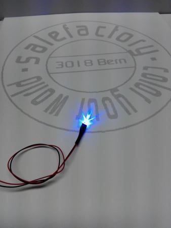 Elektronikbauteile: LED klar/blau 1.8mm verkabelt, 12V – Neu (gemäss Beschreibung) aus Luzern von Salefactory 3