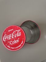 Coca-Cola metal box (round)