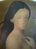 BONNEFOIT Alain (1937) Femme nue en tailleur litho signée 