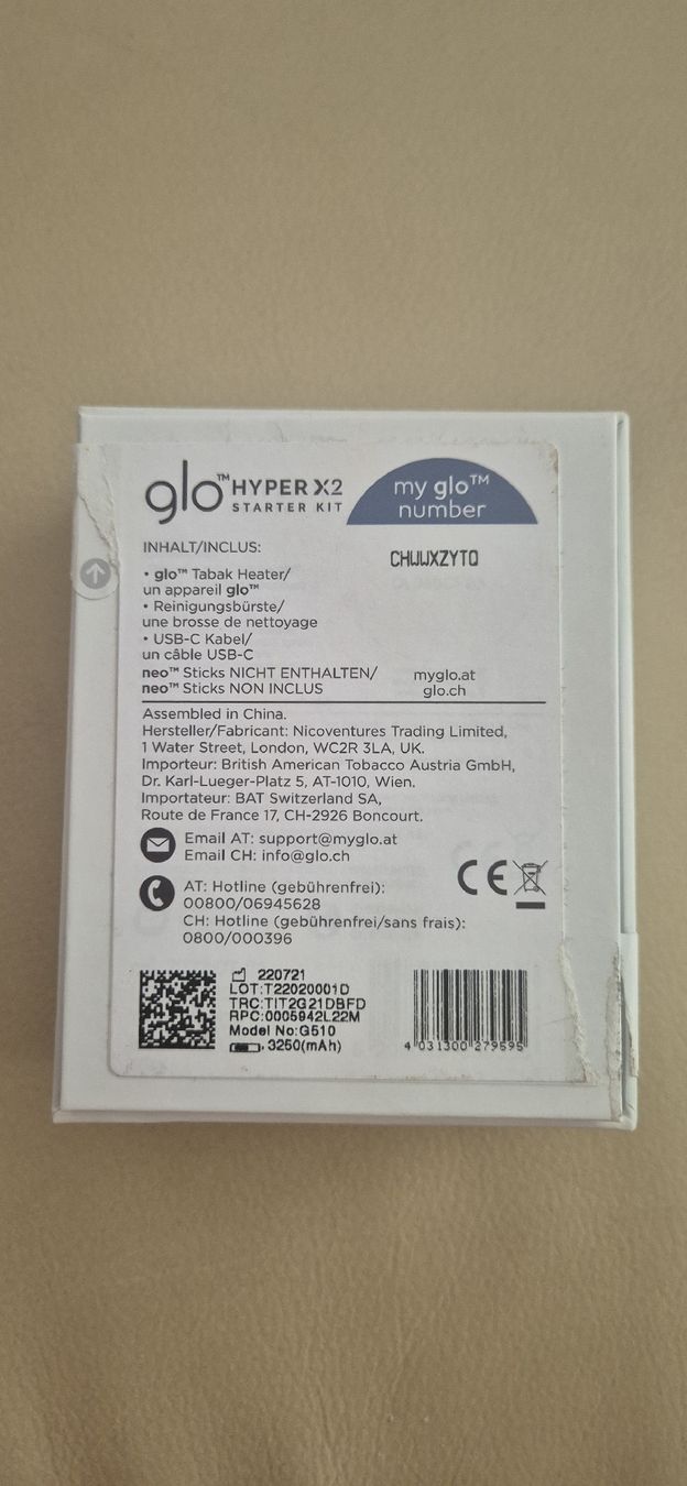 Glo Sonstige Tabakwaren: Glo Hyper X2 Tabakerhitzer – Gebraucht aus Basel von Shoppen 1