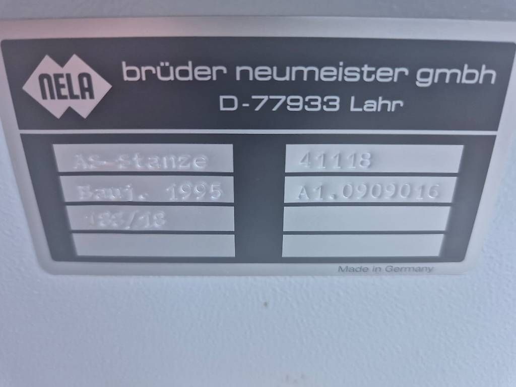 Sciablone: Heidelberg Plattenstanze neuwertig – Usato da Amriswil venduto da dga_b9vw 1
