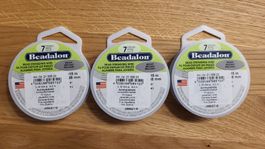 Beadalon Schmuckdraht Set, 3 Rollen 0.38 