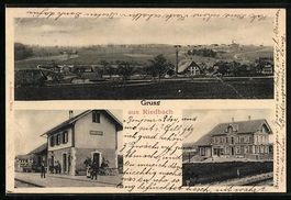 Bern, Riedbach, Bahnhof, Gebäudeansicht
