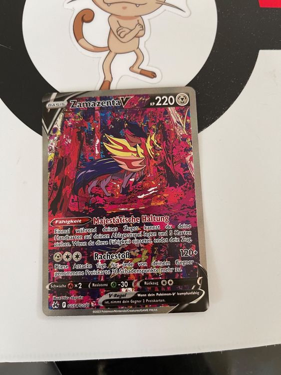 Pokemon Karte zamazenta v Alt art Kaufen auf Ricardo