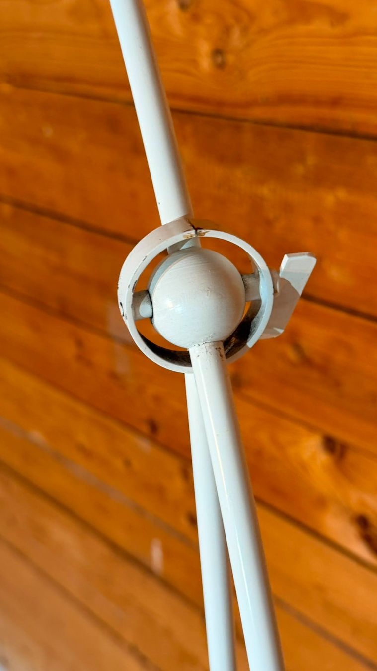 Lampen: Schweizer Vintage Schwingarm Stehleuchte mit Gegengewicht – Gebraucht aus Rickenbach ZH von Der-Insider 5