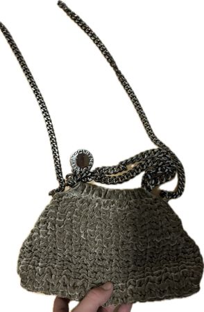 Tasche Braun – Wolle – «Stella» Auffällige Tasche in Braun