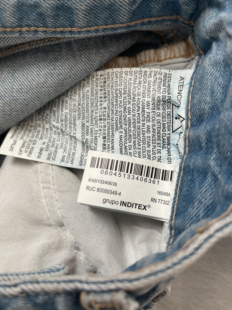 Zara Jeans: Jean Zara T.36 Bleu Clair comme neuf – Nuovo (secondo la descrizione) da Ballens venduto da Annushka26 3