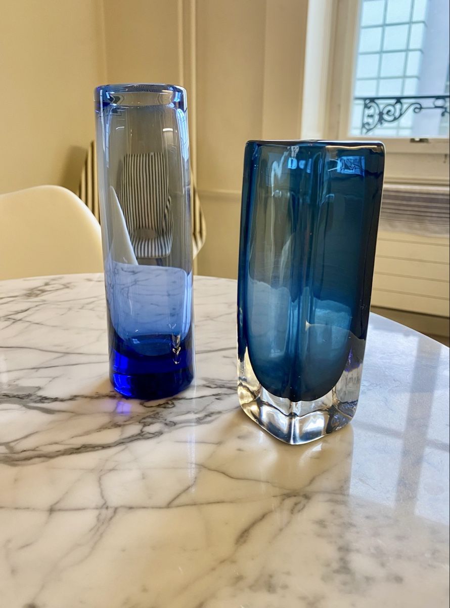 Holmegaard Vasi & Recipienti: 2 Vases Scandinaves – Usato da Genève venduto da Oscar-111 2