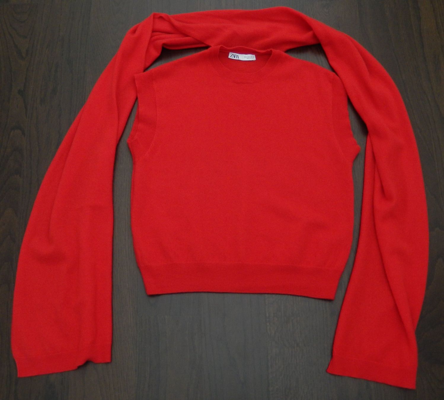 Zara Maglioni & Felpe: ZARA Pullunder mit Schal, 100% Kaschmir, Gr. S – Usato da Tuggen venduto da vivira 6