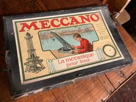 Boite Meccano pièce construction vintage Spiel