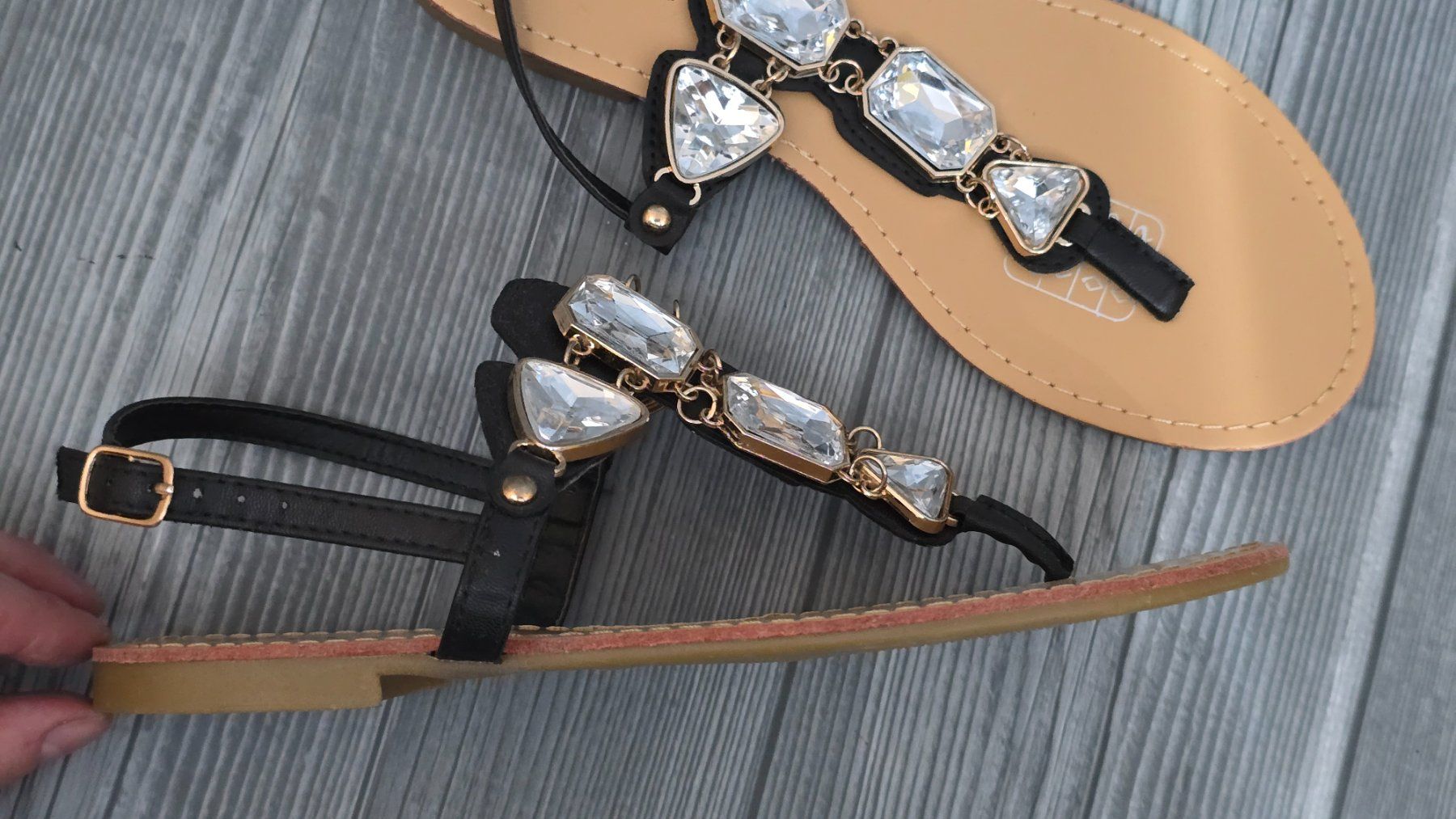 Damenschuhe: Prendini Jeweled Sandals - 37 - Boho Style – Neu (gemäss Beschreibung) aus Thalwil von VitaMini 1