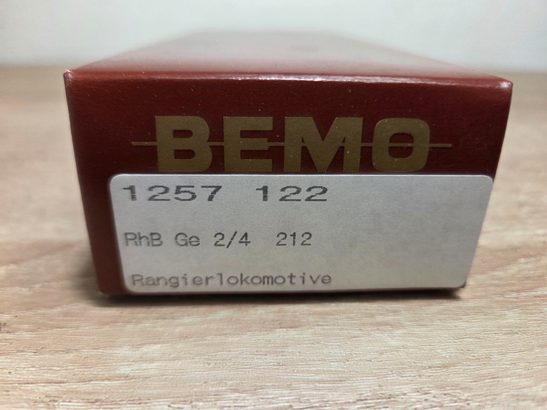 Bemo Modellini di ferrovie: Bemo 1257 122 Rangierlok Ge 2/4 RhB H0m – Usato da St-Aubin-Sauges venduto da Lo_Go 7