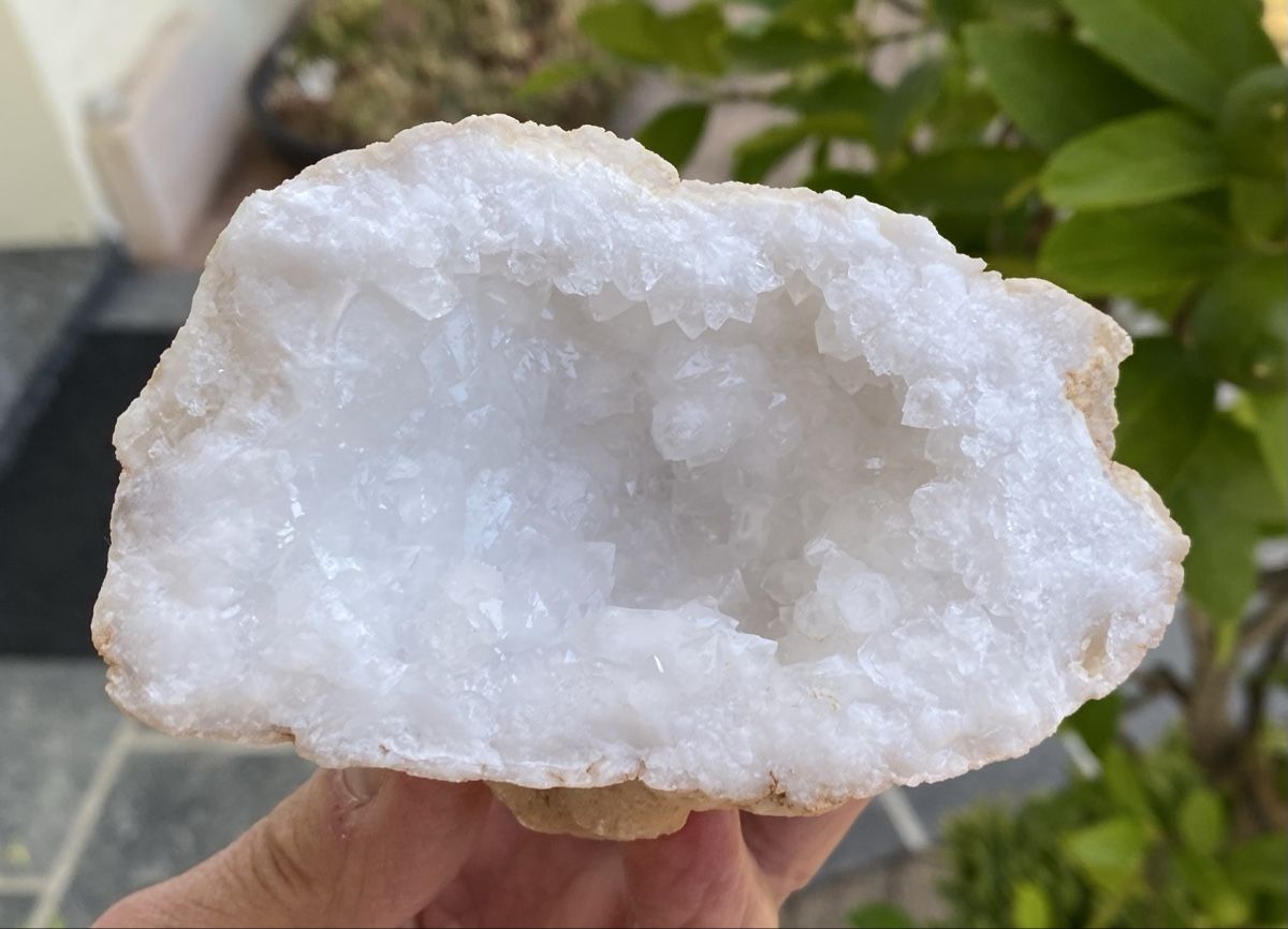Mineralien & Heilsteine: Schöne Quarz Geode  – Gebraucht aus Selzach von 321compac 4