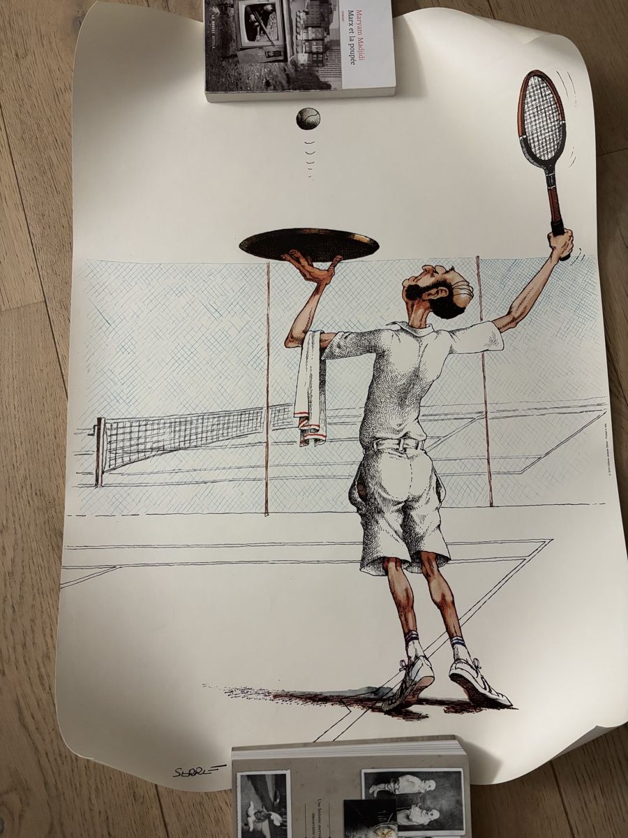 Foto & Immagini: Affiche humour tennis – Usato da Estavayer-le-Lac venduto da bde_mc5x