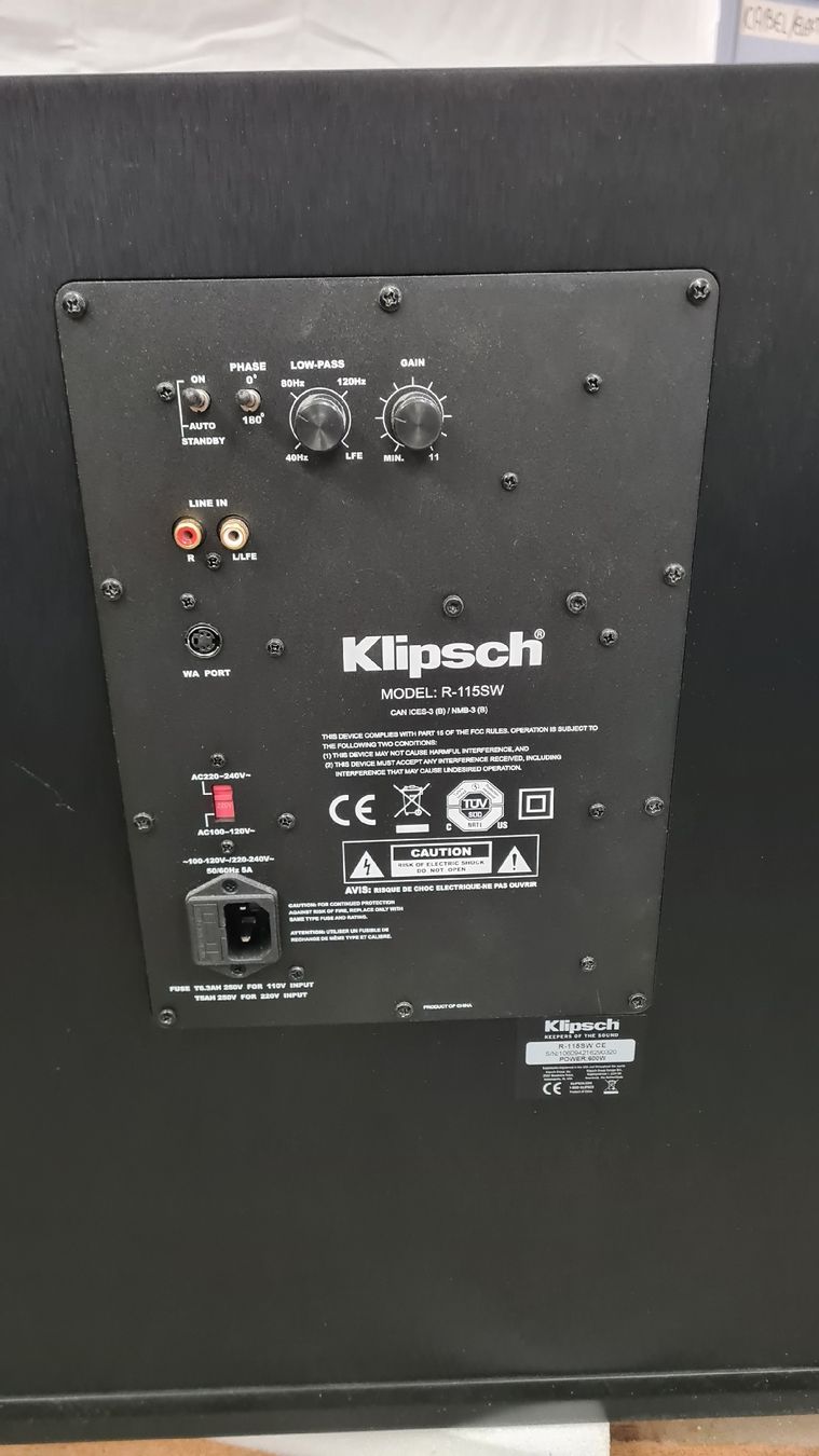 Klipsch Casse acustiche: Subwoofer klipsch 38cm 15zoll – Usato da Blumenstein venduto da SStaempfli 2