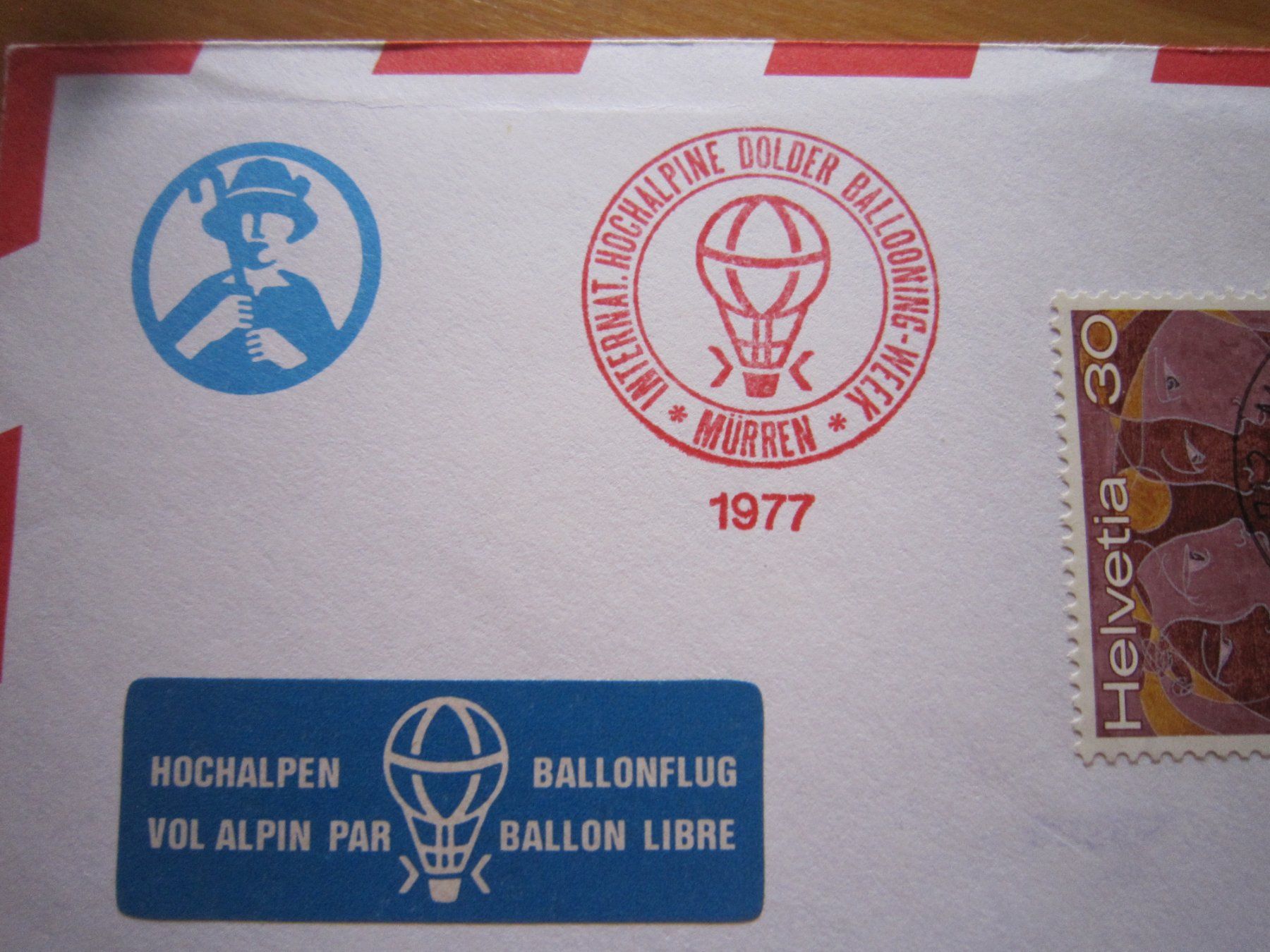 Alle Briefmarken: Ballonpost 1976 Stempel Malvaglia – Gebraucht aus Giubiasco von sal_9j6w 1
