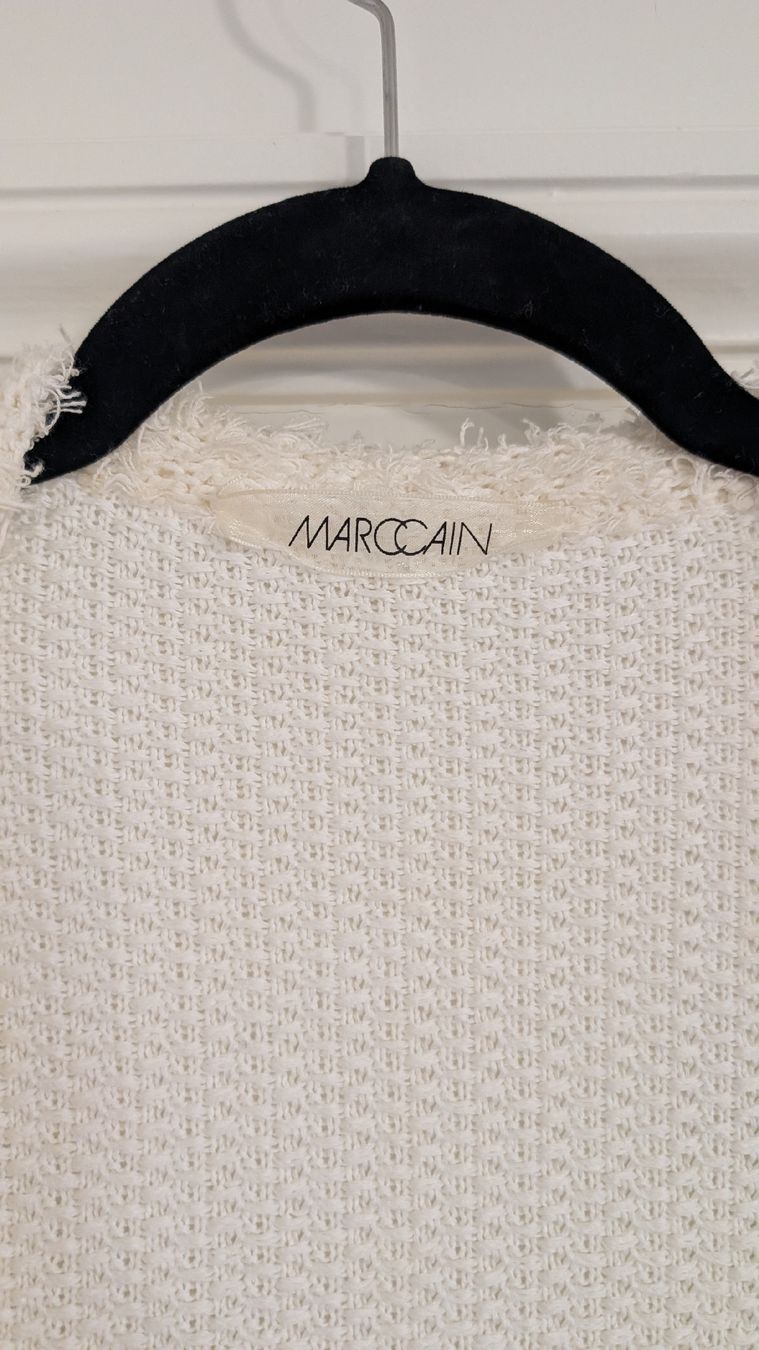 Marc Cain Vestes: Marc Cain white tweed jacket size M – D'occasion à Zürich par van_hzh7 3