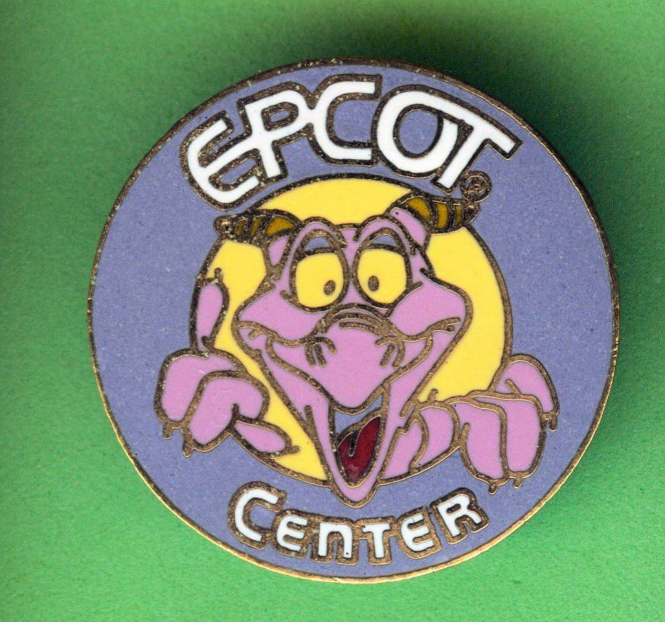 Disney Placchette & Badge: DISNEY  Walt Disney World  EPCOT  Figment – Usato da Winterthur venduto da Sammleroase