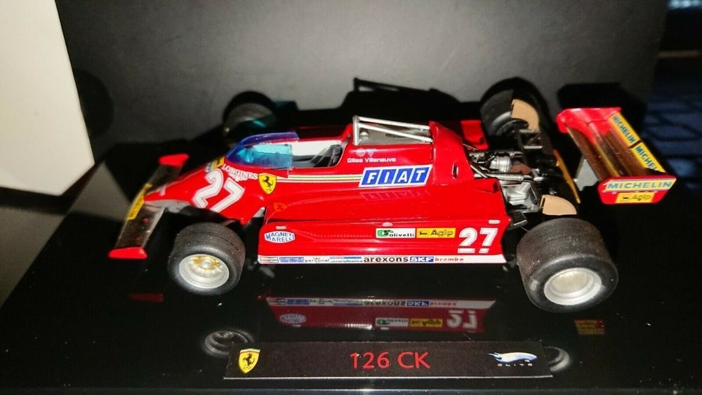 Ferrari 126 CK 1981 Altaya 1/24 – Gilles Villeneuve, GT Collection, Neuve
